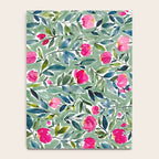 Popping Peonies - Green Notebook Gallery Image 4