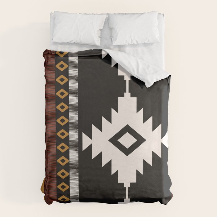 Pueblo in Sienna Duvet Cover Gallery Image 1