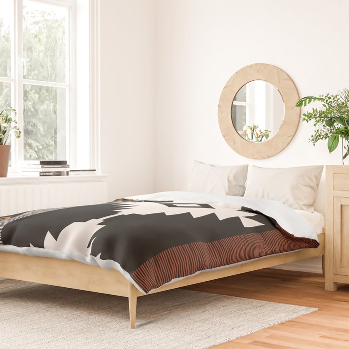 Pueblo in Sienna Duvet Cover Gallery Image 2