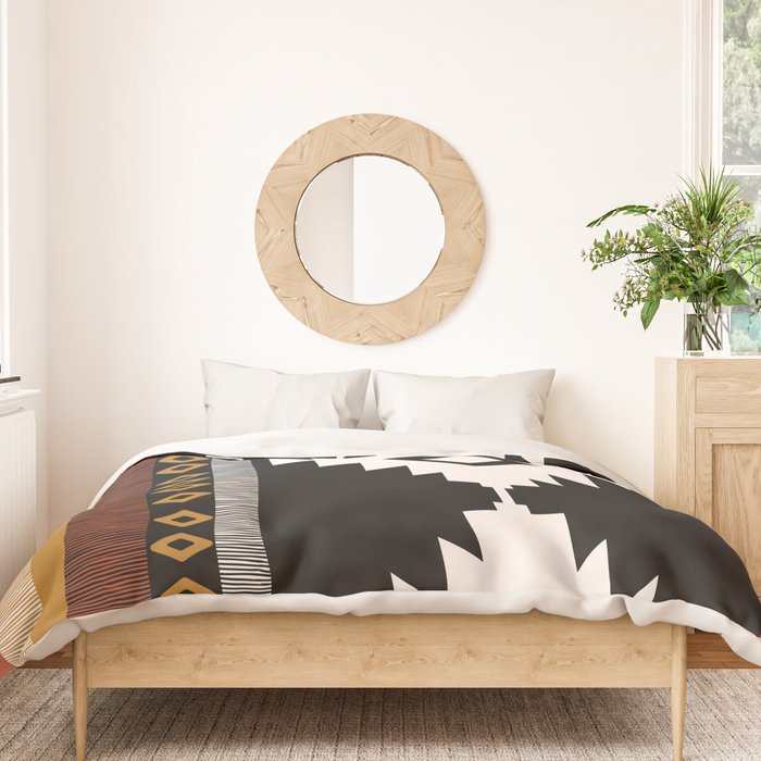 Pueblo in Sienna Duvet Cover Gallery Image 3