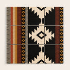 Pueblo in Sienna Wood Wall Art Gallery Image 1