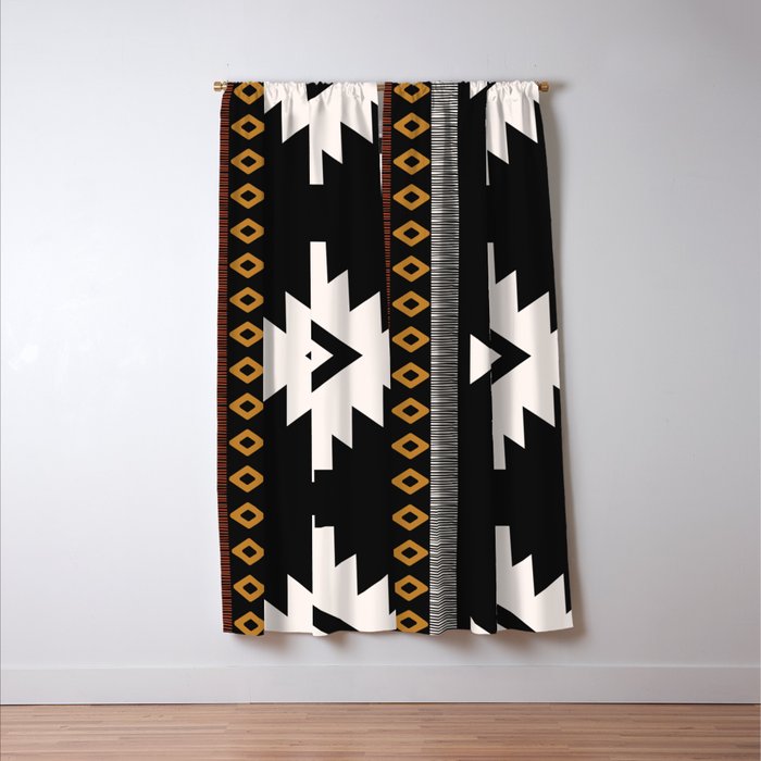 Pueblo in Sienna Window Curtain Gallery Image 3