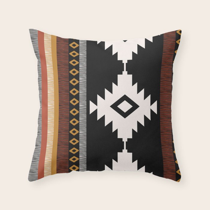 Pueblo in Sienna Throw Pillow Gallery Image 6