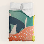 tropical cats Comforter Gallery Image 6