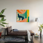 tropical cats Wood Wall Art Gallery Image 2
