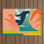 tropical cats Outdoor Rug Gallery Image 1