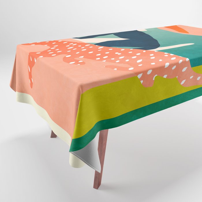 tropical cats Tablecloth Gallery Image 1