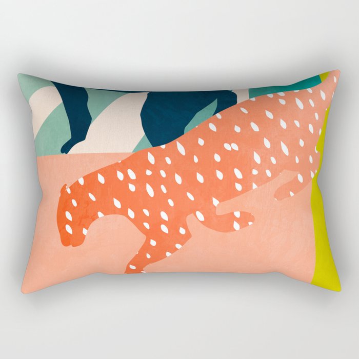 tropical cats Rectangular Pillow Gallery Image 2