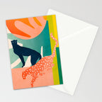 tropical cats Stationery Card Gallery Image 2