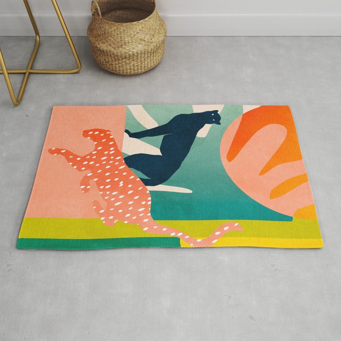 tropical cats Rug Gallery Image 1