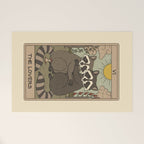 The Lovers - Raccoons Tarot Welcome Mat Gallery Image 1
