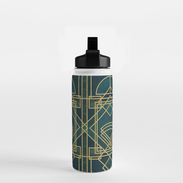 Art Deco Elegant Gatsby Style Water Bottle Gallery Image 2