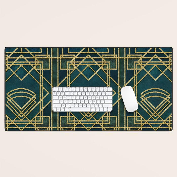 Art Deco Elegant Gatsby Style Desk Mat Gallery Image 1