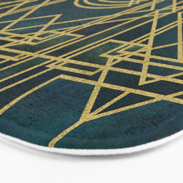 Art Deco Elegant Gatsby Style Bath Mat Gallery Image 3