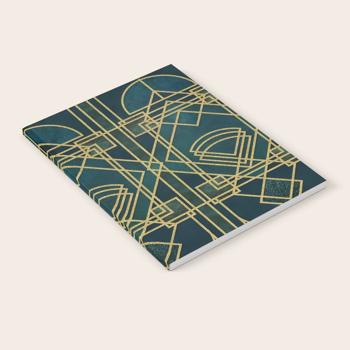 Art Deco Elegant Gatsby Style Notebook Gallery Image 2