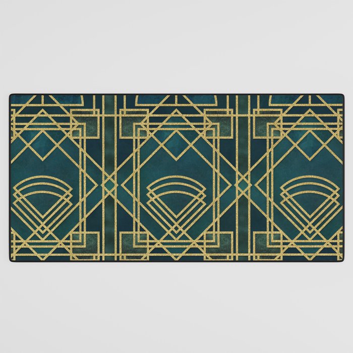 Art Deco Elegant Gatsby Style Desk Mat Gallery Image 3