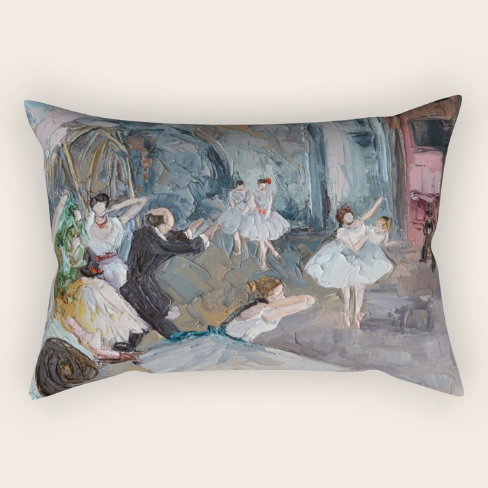 The Rehearsal Onstage Rectangular Pillow Gallery Image 2