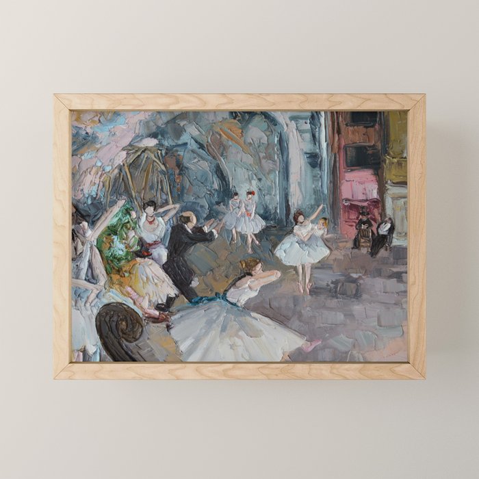 The Rehearsal Onstage Mini Art Print Gallery Image 1
