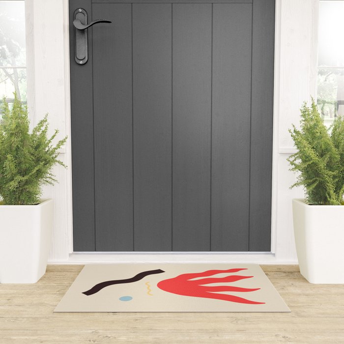 ABSTRACT PORTRAIT OF ANASTASIA Welcome Mat Gallery Image 3