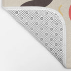 ABSTRACT PORTRAIT OF ANASTASIA Bath Mat Gallery Image 2