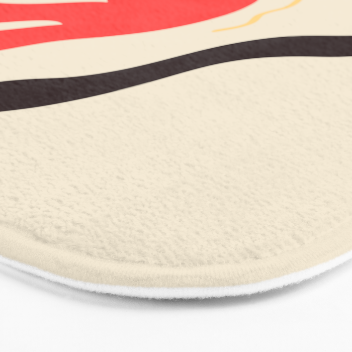 ABSTRACT PORTRAIT OF ANASTASIA Bath Mat Gallery Image 3