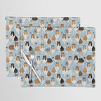 Rough Collie Dog Paws and Bones Pattern Placemat Gallery Image 1