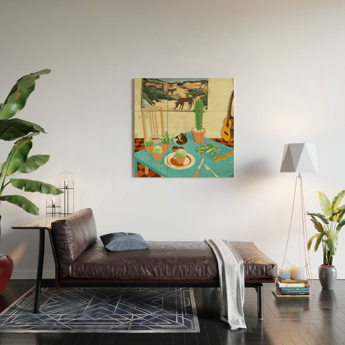 LA MESA DE CACTUS Wood Wall Art Gallery Image 2