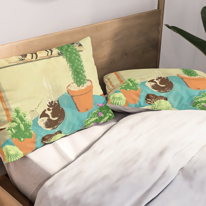 LA MESA DE CACTUS Pillow Sham Gallery Image 2