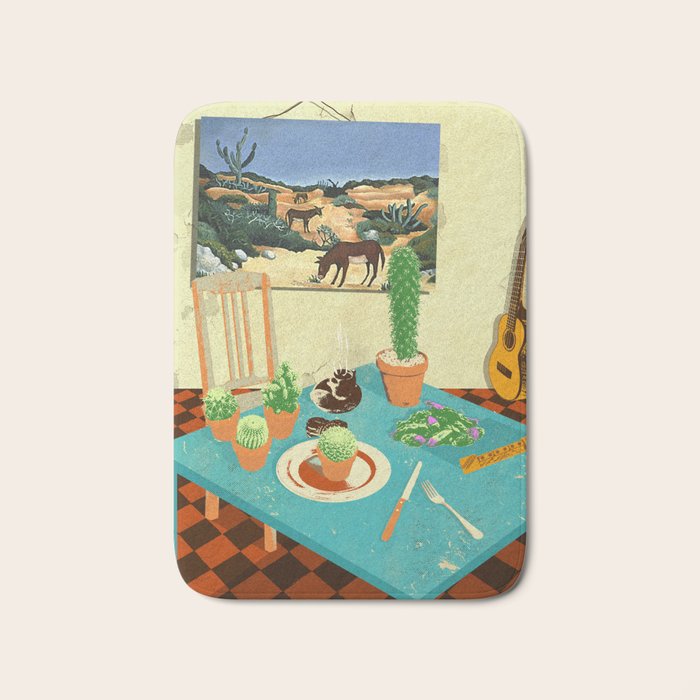 LA MESA DE CACTUS Bath Mat Gallery Image 1