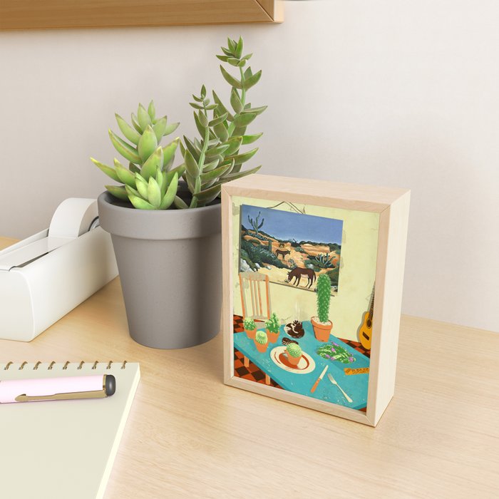LA MESA DE CACTUS Mini Art Print Gallery Image 2