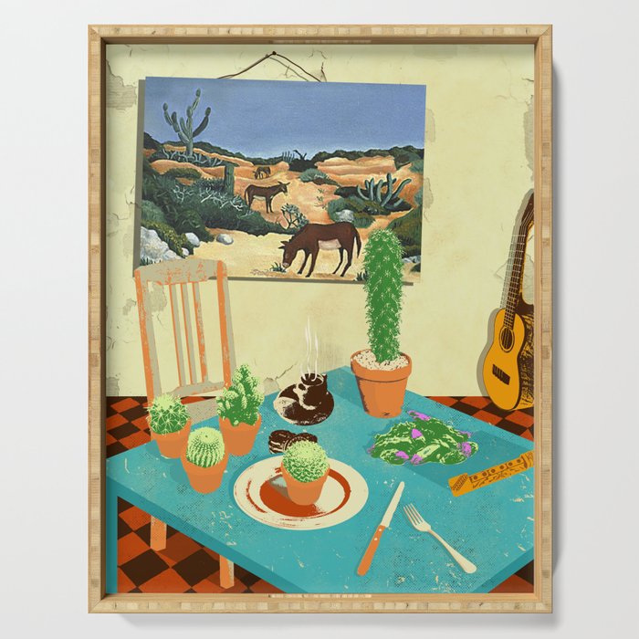 LA MESA DE CACTUS Serving Tray Gallery Image 1