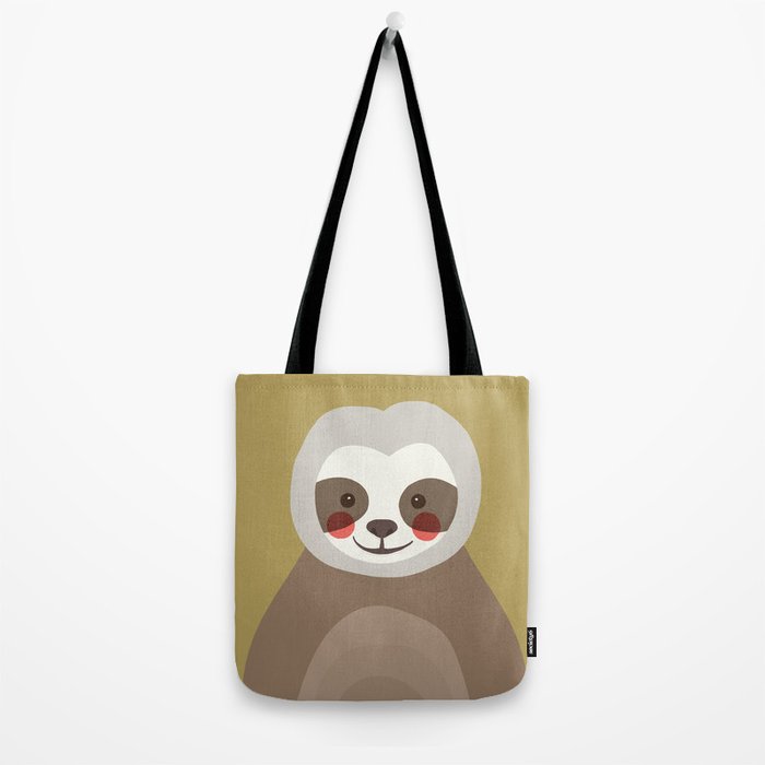 Sloth Animal Portrait Tote Bag Gallery Image 2