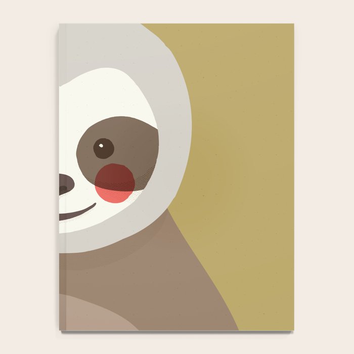 Sloth Animal Portrait Notebook Gallery Image 4