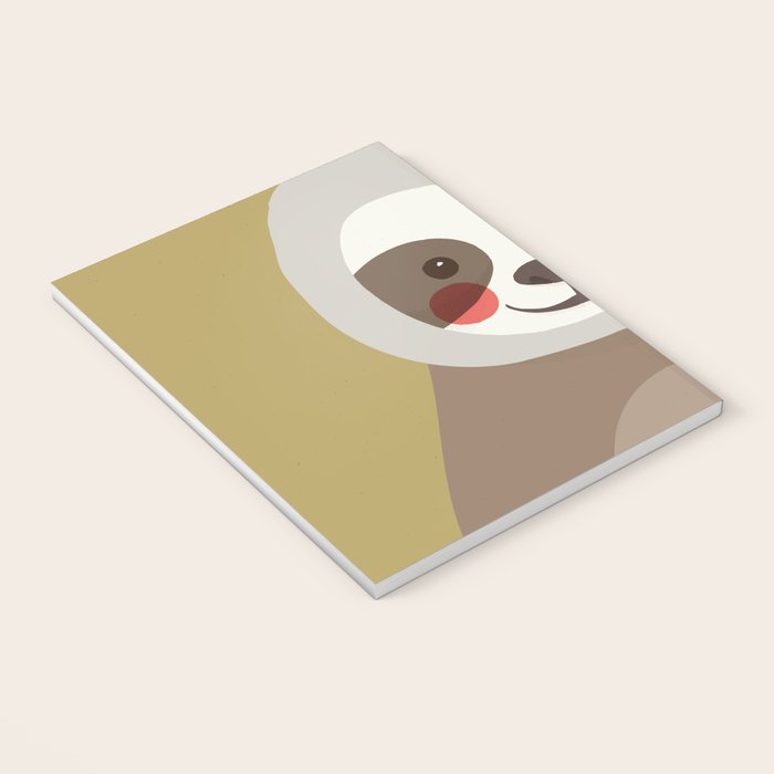 Sloth Animal Portrait Notebook Gallery Image 3