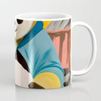 Panda Beer Buzz Series 01, Bar Drinking Weekend Wildlife, Animals Maximalist Quirky Funny Whimsical, Pet Bear Colorful Cute Eclectic Illustration  Coffee Mug Gallery Image 1