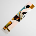 Panda Beer Buzz Series 01, Bar Drinking Weekend Wildlife, Animals Maximalist Quirky Funny Whimsical, Pet Bear Colorful Cute Eclectic Illustration  Table Runner Gallery Image 3