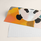Panda Beer Buzz Series 01, Bar Drinking Weekend Wildlife, Animals Maximalist Quirky Funny Whimsical, Pet Bear Colorful Cute Eclectic Illustration  Wrapping Paper Gallery Image 2