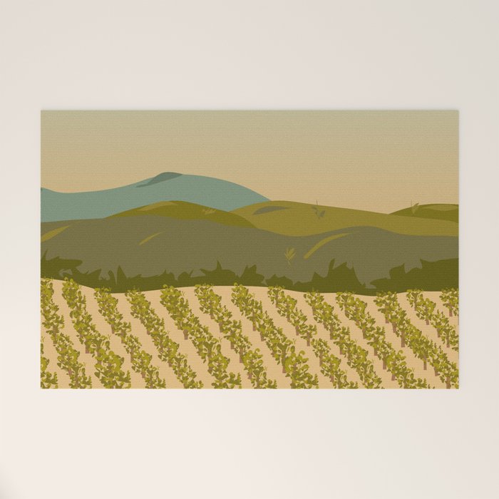 Santa Rosa, California Vineyard Welcome Mat Gallery Image 1