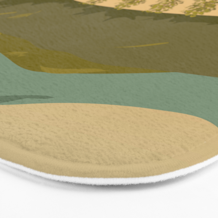 Santa Rosa, California Vineyard Bath Mat Gallery Image 3