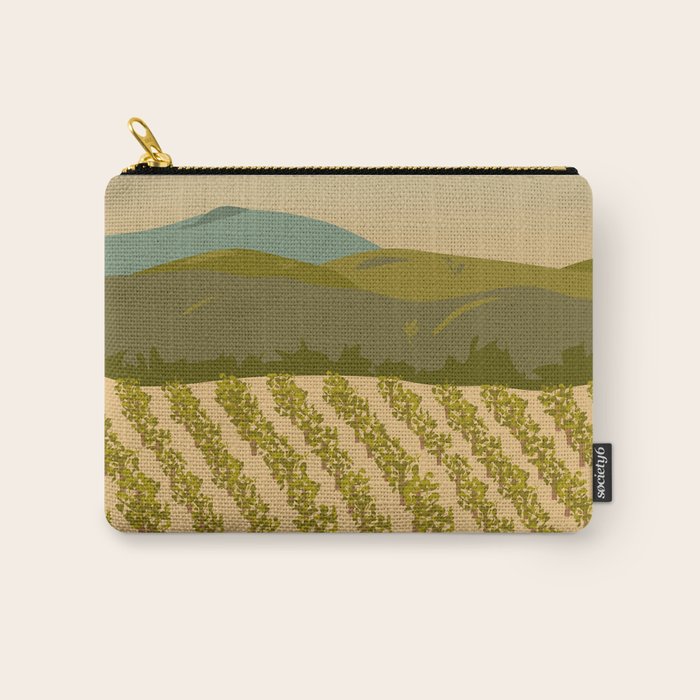 Santa Rosa, California Vineyard Carry All Pouch Gallery Image 1