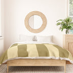 Strippy - Butter and Olive Duvet Cover Gallery Image 3
