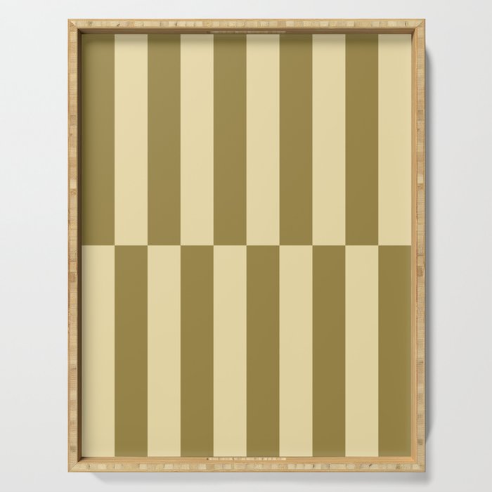 Strippy - Butter and Olive Serving Tray Gallery Image 1