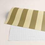 Strippy - Butter and Olive Wrapping Paper Gallery Image 2