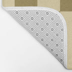 Strippy - Butter and Olive Bath Mat Gallery Image 2