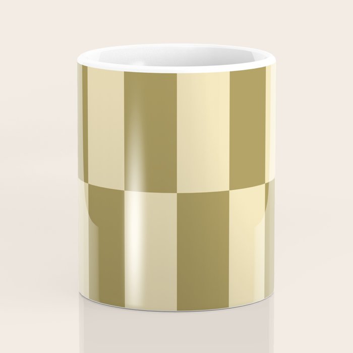 Strippy - Butter and Olive Coffee Mug Gallery Image 4