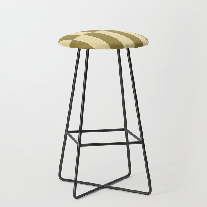 Strippy - Butter and Olive Stool Gallery Image 1