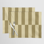 Strippy - Butter and Olive Placemat Gallery Image 1