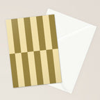Strippy - Butter and Olive Stationery Card Gallery Image 2