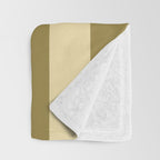 Strippy - Butter and Olive Throw Blanket Gallery Image 3