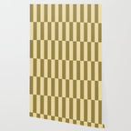 Strippy - Butter and Olive Wallpaper Gallery Image 2